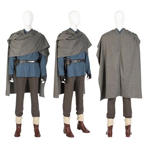Adult Man Kenobibi Cosplay Costume High Quality Custom Made Halloween Kenobi Cloak Outfit Custom Size