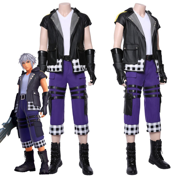 Kingdom Hearts III Riku Cosplay Kostüm Outfit Erwachsene Männer Frauen Halloween Karneval Kostüme Nach Maß