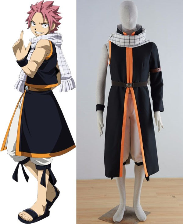Fairy cos Tail Natsu dragneel outfit costume Cosplay