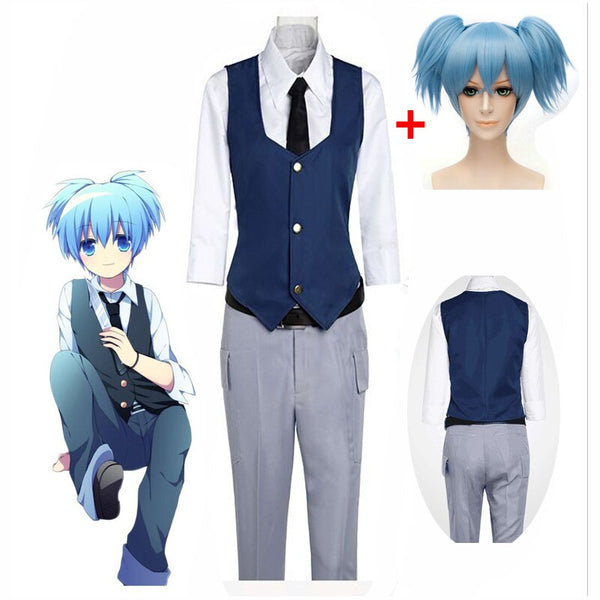 Anime Piezasas de Asesinatoto Aulala Ansatsusu Kyoushitsusu Shiotata Nagisasa Cosplay Disfraceses Ropapa Unisex Uniforme Japonéses Anime Halloween