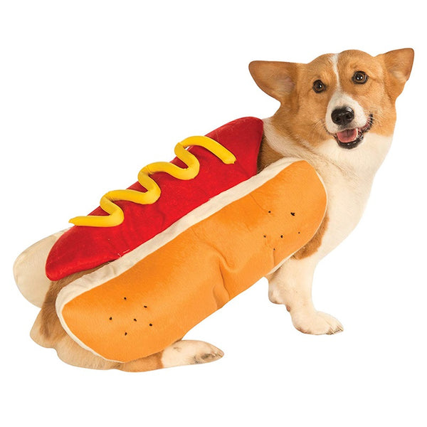 Hot Dog Pet Dog Costume Clothes Cute Cat Puppy Outfit Mustard For Small Medium Dog Pet Cosplay Clothes Dog Fancy Dress