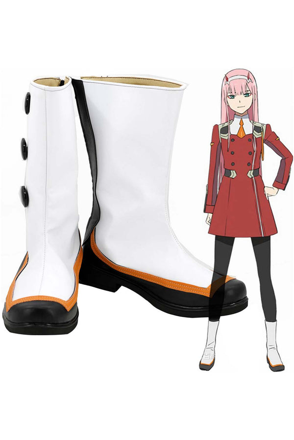 DARLING in the FRANXX Zero Two Code:002 Cosplay Boots 02 Cosplay Shoes Zero Two 02 Accessories With EU Size