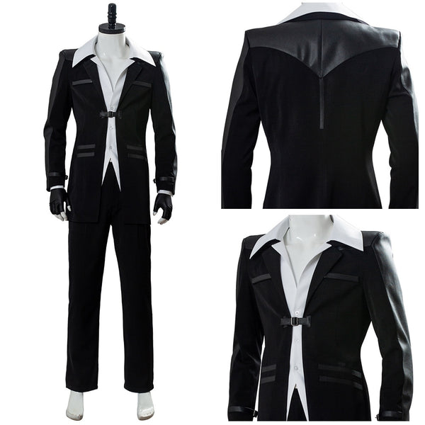 FF 7 Remake Reno Costume FF Cosplay Uniform Game Outfit Halloween Carnival Costume Men Women