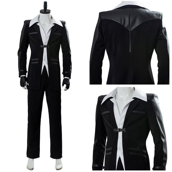 FF7 Re-make Men Renono Costume Cosplay Uniform Game Outfit Halloween Carnival Costume Men Women