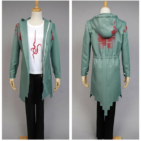 Super Danganronpapa 2 Cosplay Costume Komaedada Nagitoto Jacket Army Green Coat Only Cosplay Costume