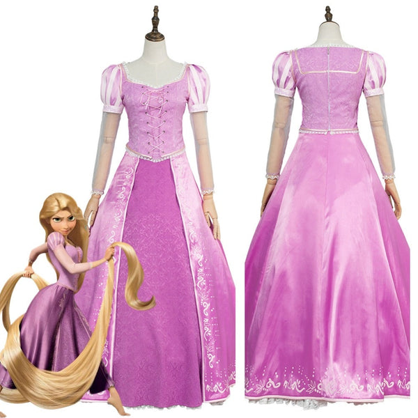 Tangled Princess Dress Cosplay Costume Version 2 Adult Women Halloween Carnival Costumes