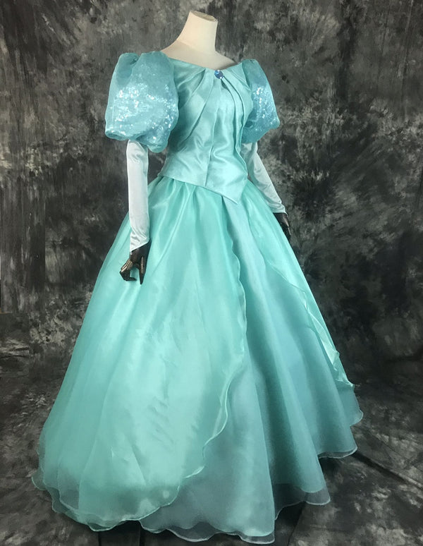 Top Quality Arielel Princess Cosplay Costume Dress For Halloween Party Costumes Custom-Made