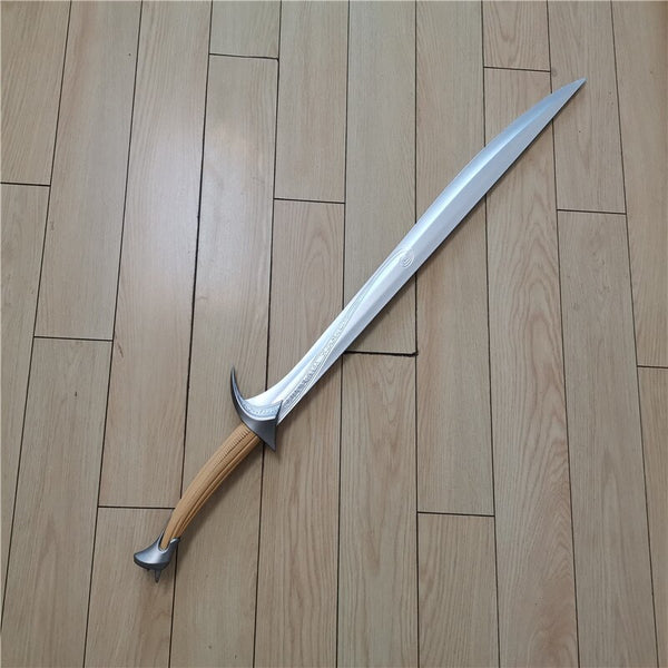 Cosplay 1:1 The Elves Sword  Prop Beast Bite Sword Weapon Halloween Party Role Play Movie Game Magic Ring PU Toy Kid's Gift 99cm