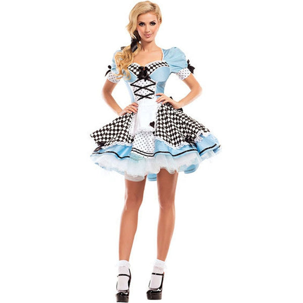 Alice im Wunderland-Kostüm für Frauen Mädchen Alice Cosplay Kostüm