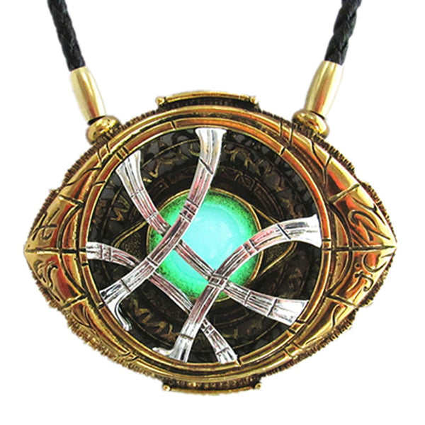71mm*58mm Cosplay Dr a Strange  Halloween Christmas Gift Alloy  Necklaces Luminous