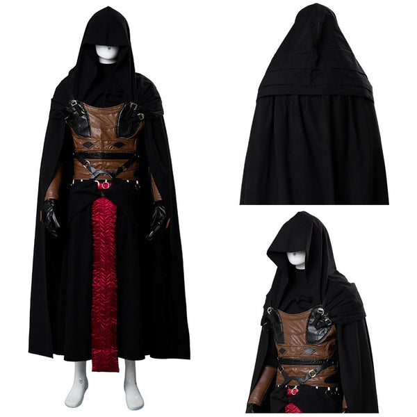 Star Cosplay my Wars Darthth Revanan Black Costume Deluxe Full Set