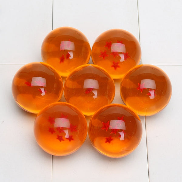 4cm Anime 7 Stars Crystal Ball One a Star a Dragons Rubbers opp bag