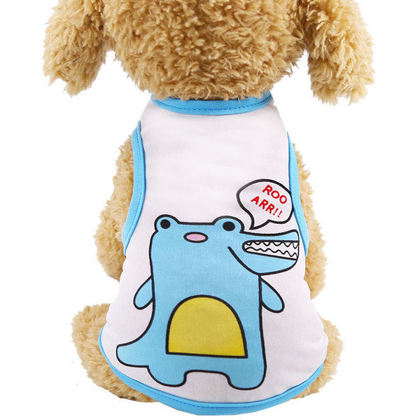 Hot Cute Dog Clothes For Small Dogs Chihuahua T-Shirt Cartoon Pet-Clothes Fashion Cat Clothes Pet Dog Clothes For Small Dogs Cat