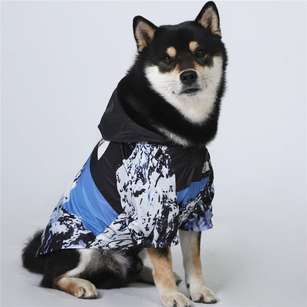 Hundebekleidung Regenmantel für kleine große Hunde Windmantel Windjacke Französische Bulldogge Hoodie für Hundebekleidung Jacke Chihuahua Hundegesicht