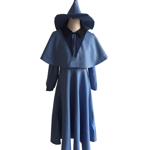 Fleurur Isabellele Delacourur Cosplay Costume include hat movie costume witch costume