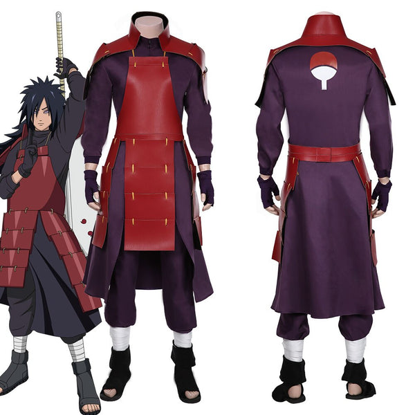 Uchiha/Cosplay Madara Costume Top Pants Outfits Halloween Carnival Suit