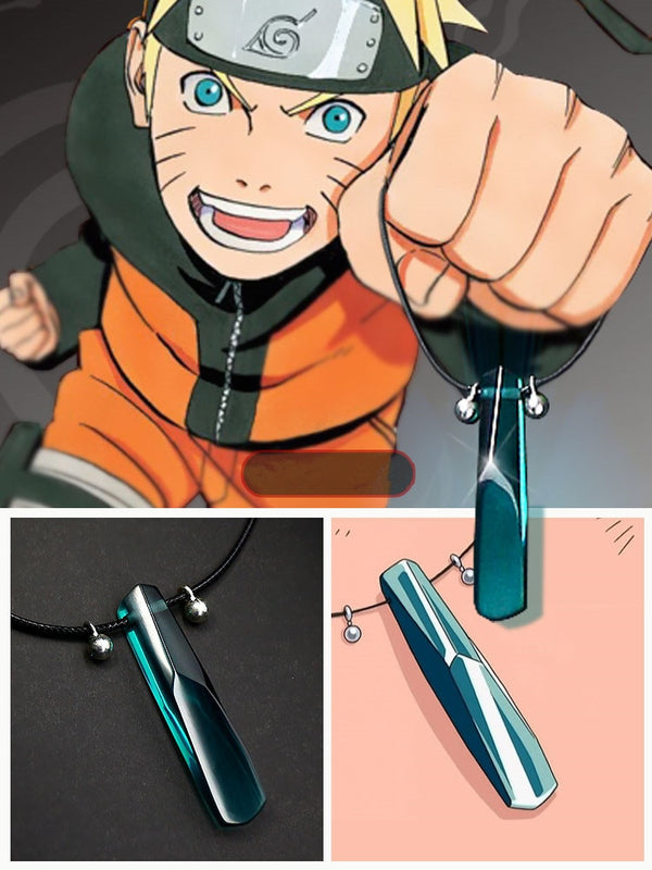 Anime Hokage Ninja Limited Edition Tsunade Cosplay Zubehör Konoha Kakashi Ninja Anhänger Harz Halskette Prop