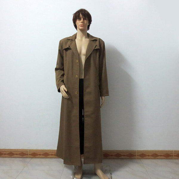Dawn of oh Justice Cosplay Brucece Waynene Costume Uniform Trench Coat Long Uniform Male Adult Version Halloween