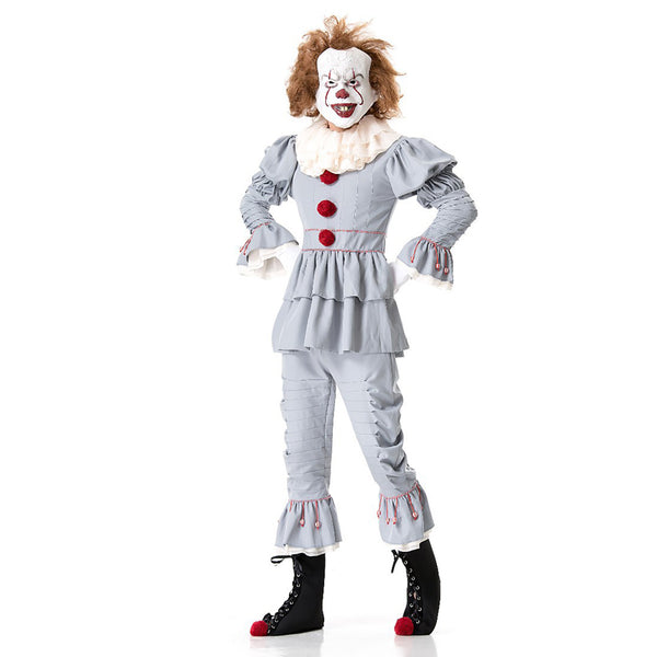 COS Penny a Wise Cosplay Halloween Costume Clown Pennywisese Costume