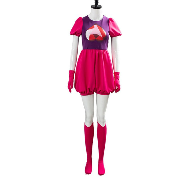 Steven Cosplay Universe Cosplay Spinel Gem Costume Pink Dress