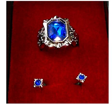 Jewelry Inspired by Black Cielel Phantomhiveve Anime Cosplay Accessories