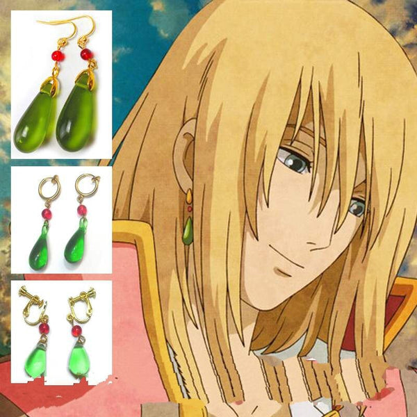 Howl's Moving Castle Howl Ohrclips Ohrstecker Cosplay Zubehör Prop