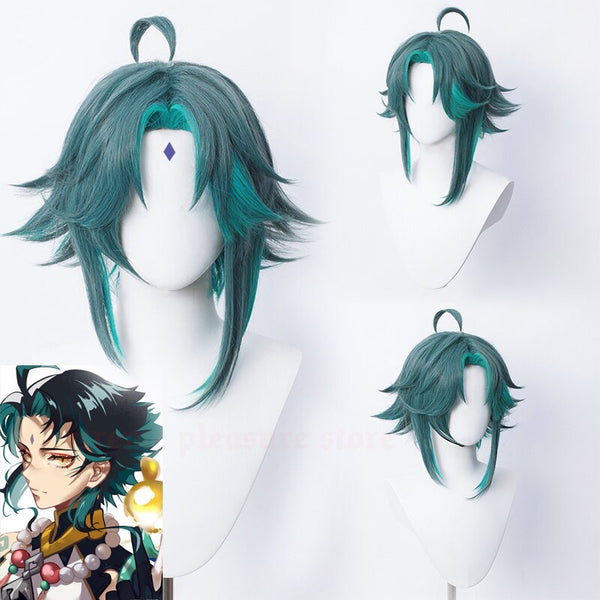 Hot Game Genshin Impact Xiao Wig Pre-styling Cosplay Wig High Temperature Resistance The Conqueror of Demons Wigs