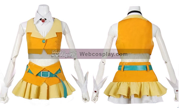 Gumi Megpoid Yellow And Orange Cosplay Costume