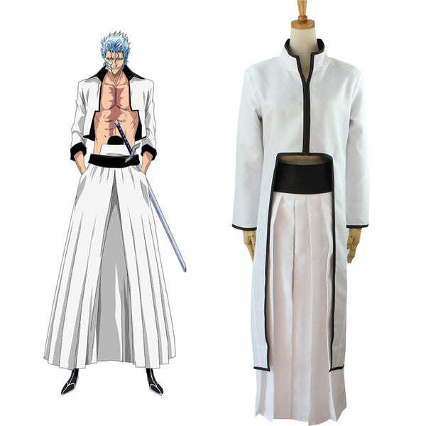 Bleaches Cosplay No.4 Ulquiorrara Ciferer No.6 Grimmjowow Jeagerjaqueses Arrancarar Cosplay Costume