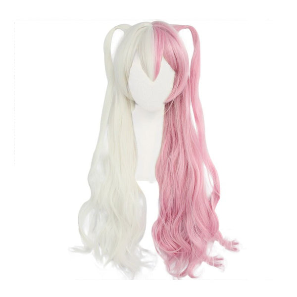 Danganronpapa Monomimi Women Long Wig Cosplay Costume Super Danganan Ronpapa Heat Resistant Synthetic Hair Carnival Party Wigs