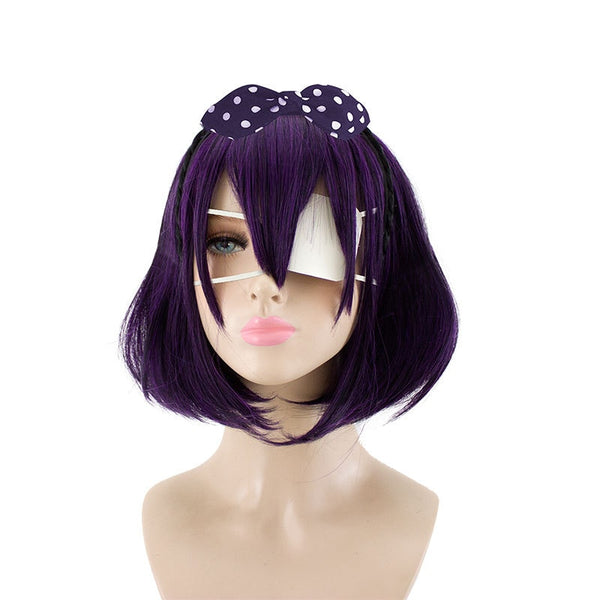 Kakeguruiui Compulsiveve Gamblerer Midariri Ikishimama Cosplay Wig Short Synthetic Hair Halloween Christmas Carnival Wigs No Accessories