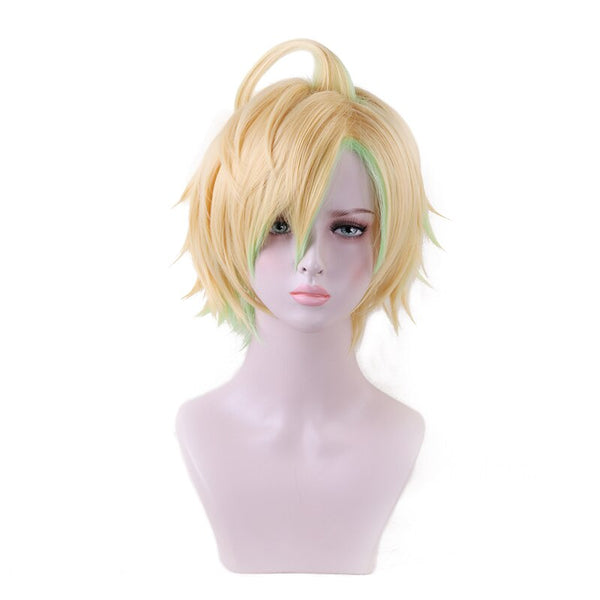 Divisionon a Rap Battle Hypnosisis MIC Hifumimi izanamimi Short Yellow Wig Cosplay Costume Men Women Heat Resistant Synthetic Hair Wigs