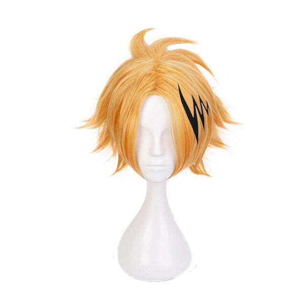 My Hero Academiaia Kaminariri Denkiki Wig With Headwear Cosplay Bokuku no Hero Academiaia Heat Resistant Synthetic Hair Wigs