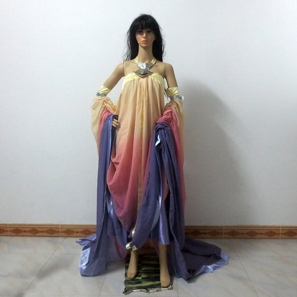 Queen Padmeme Naberrieie Amidalala Dress Adult Women Medieval Fancy Dress Halloween Cosplay Costume