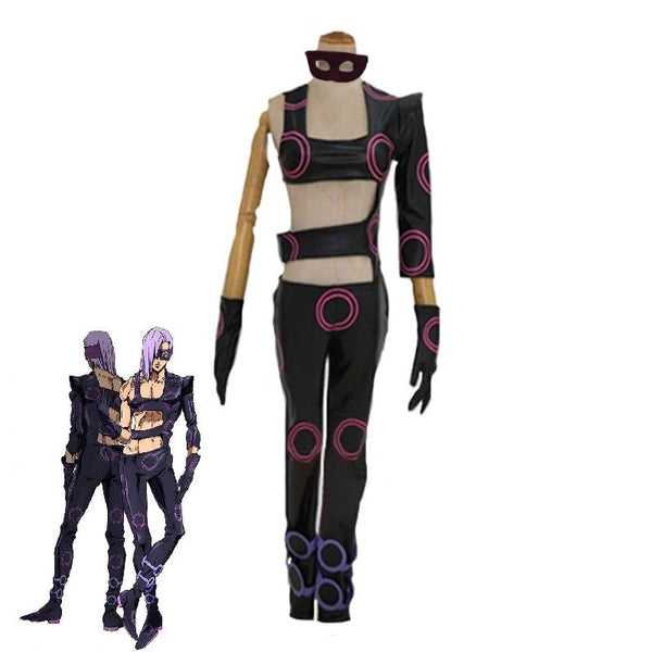 Anime JOJO cos Bizarrere Adventurere Cosplay Costume Melonene Cosplay Costumes Women Men Outfit Custom Made