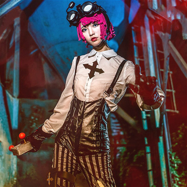 Hot Game Identity V Cosplay Costume Tracy Reznik Mechanic Survivors New Skin Cosplay Costume Gothic Uniform Halloween Clothes