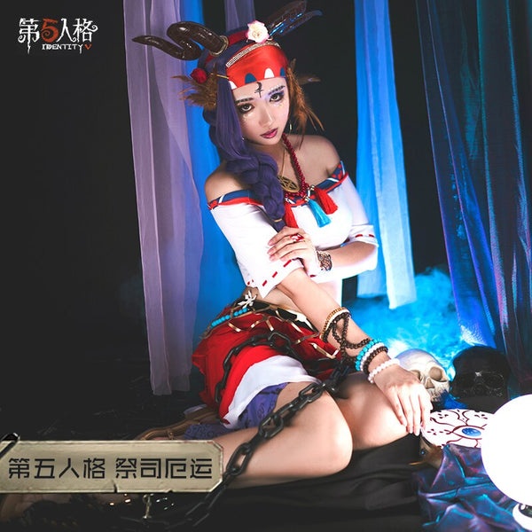 Game Identity V Cosplay Costume Fiona Gilman Cosplay Priest New Skin Adversity Women Girls Outfit Halloween Carnival Costumes