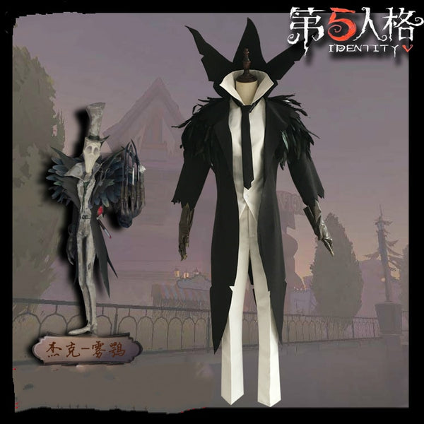 Anime Game Identity V Jack Cosplay Costume The Ripper Jack Suit Male Halloween Carnival Party Supervisor New Skin Fog Osprey