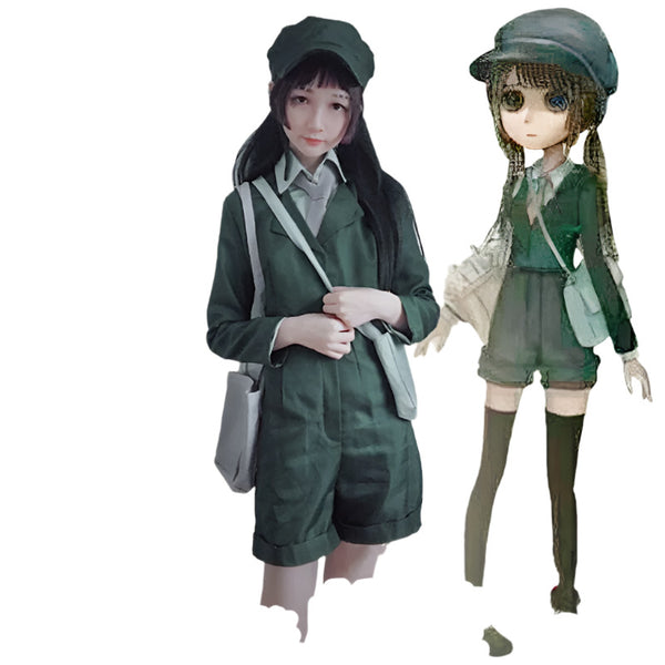 Anime Game IdentityV Cosplay Costume Postmans Halloween Party Wear Costumes Cosplay Props Clothing Set With Hat Bag