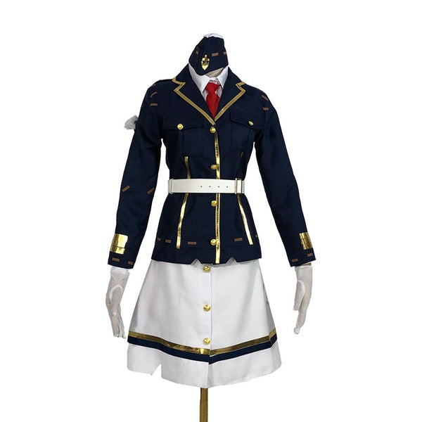 Anime Identityty V Cosplay Costume Mathaha Behamfilil Survivors Skin Cosplay Costume Uniform Halloween Air Ground Service Coordinator