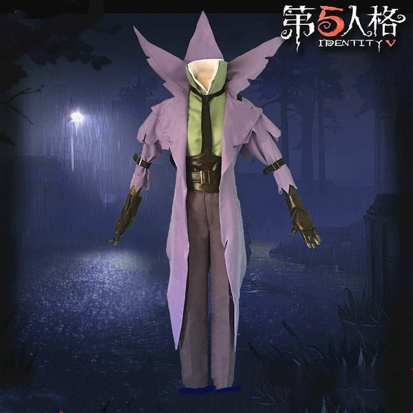 Anime Game Identity V Cosplay Jack Cosplay Costume The Ripper Jack Suit Halloween Carnival Party Supervisor Magician Purple Skin