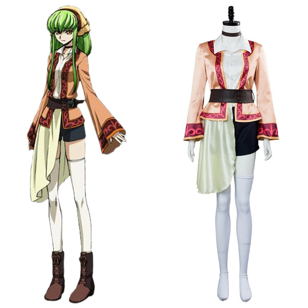 Code G Geass Cosplay Costume Lelouch of the Resurrection CC Dress Costume Halloween Carnival Cosplay Costume