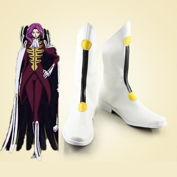 Unisex Anime Cosplay Code G Geass Lelouch Rebellion Koneria Cornelia Cosplay Costumes Boots Custom Made