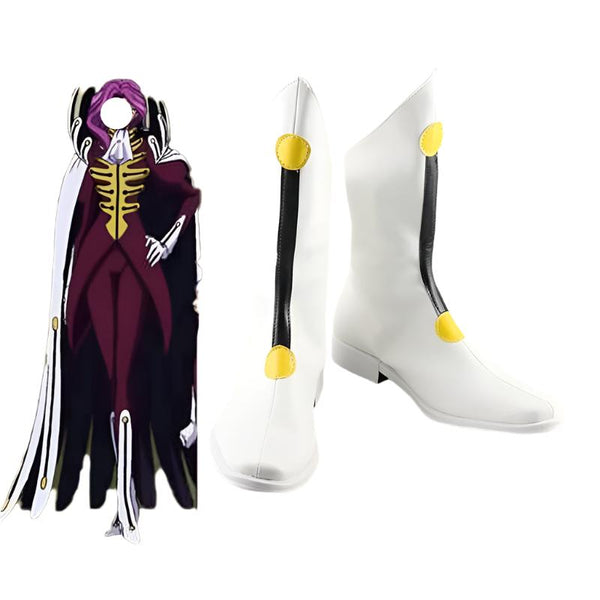 Unisex Anime Cosplay Codes Geassass Leloucheses Rebellionon Koneriaia Corneliaia Cosplay Costumes Boots Custom Made