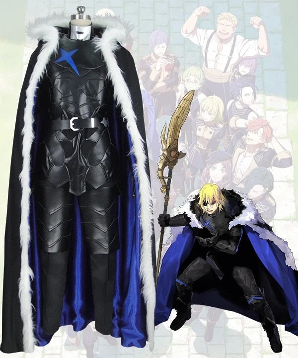Fire Emblem Dimitri Alexandre Cosplay Costume Fire Emblem Three Houses Dimitri Alexandre Time Skip Cosplay Costume cloak outfit