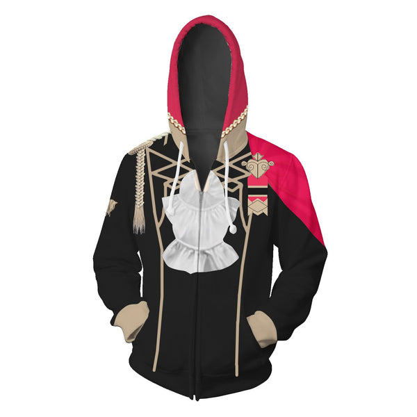 Fire Emblem Three Houses Cosplay Costume Halloween Carnival Costumes for Adult Men Women Zipper Hoodie Spring Costume