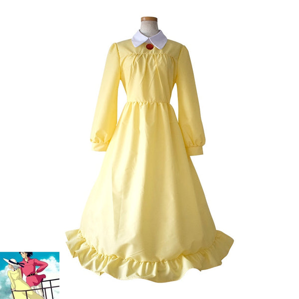 Sophie Cosplay Anime Howl's Moving Castle Character Dress