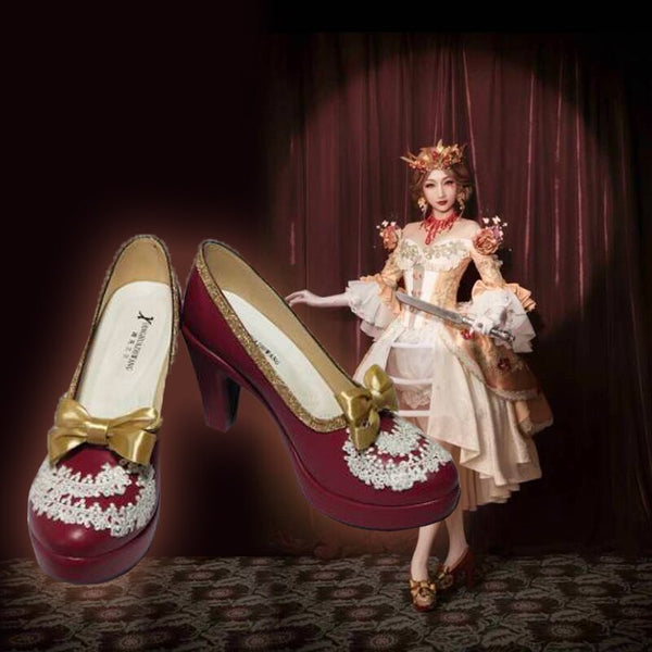 Identity V Cosplay Cos Schuhe Segeltuchschuhe lässig bequeme Männer und Frauen Anime Cartoon Mode Madame Red Schuhe