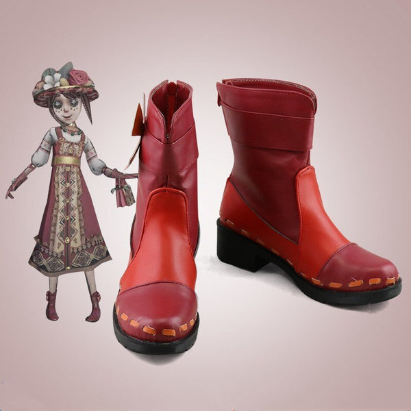 Hot Game Identity V Cosplay Kostüme Schuhe Emma Woods Gardener Damenmode Anime Lolita Stiefeletten