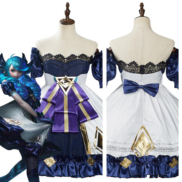 Game LOL Gwen Cosplay Costume Outfits Halloween Carnival Suit